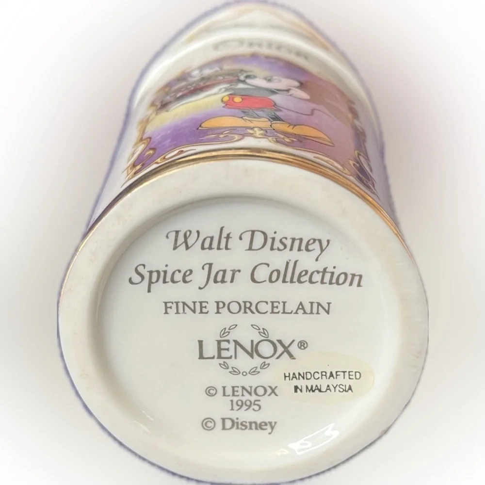 Vintage Walt Disney Spice Jar  By Lenox - Picture 2 of 4